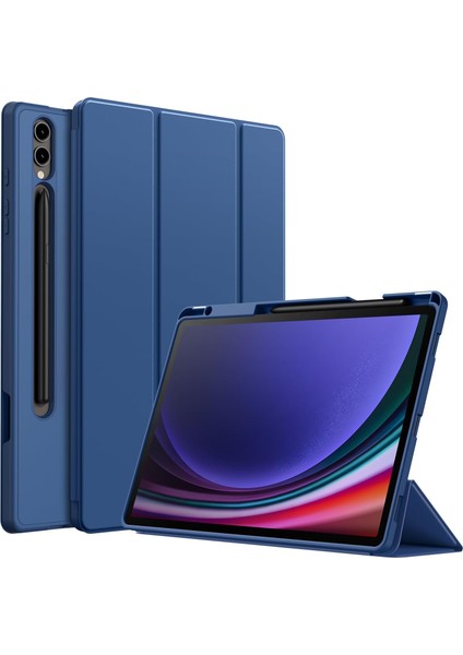 Galaxy Tab S9 Plus X810-X816B-X818 Kalemlikli Uyku Modlu Stromix Standlı Kapaklı Kılıf