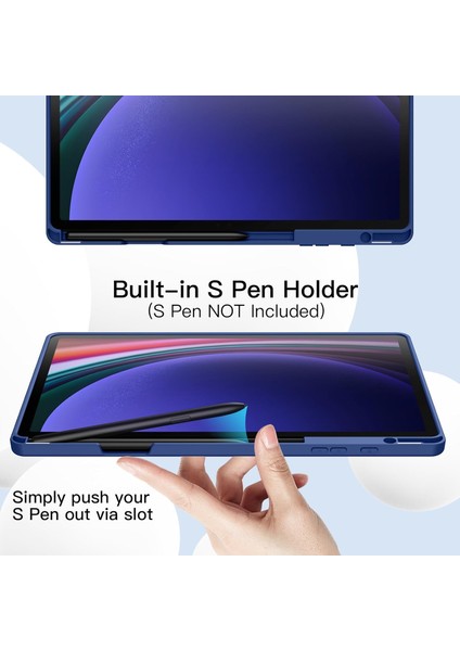 Galaxy Tab S9 Plus X810-X816B-X818 Kalemlikli Uyku Modlu Stromix Standlı Kapaklı Kılıf fiyatları