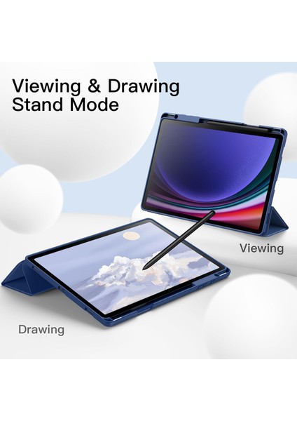 Galaxy Tab S9 Plus X810-X816B-X818 Kalemlikli Uyku Modlu Stromix Standlı Kapaklı Kılıf indirimleri