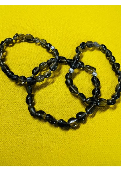 Sertifikalı Dumanlı Kuvars Doğal Taş Şekilsiz Tımbıl Bileklik Aaa Kalite Sürpriz Hediyeli fiyatları