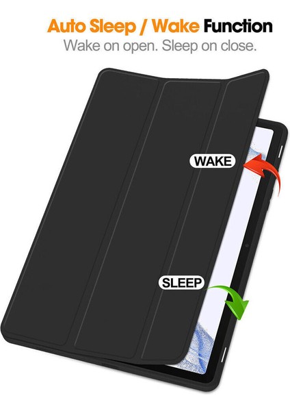Galaxy Tab S9 Fe Plus SM-X610/X616 Kalemlikli Uyku Modlu Stromix Standlı Kapaklı Kılıf fırsatları