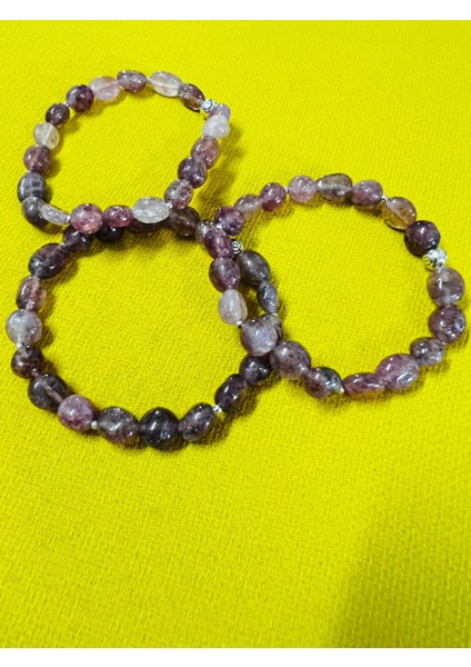 Sertifikalı Çilek Kuvars Doğal Taş Şekilsiz Tımbıl Bileklik Aaa Kalite Sürpriz Hediyeli fiyatları