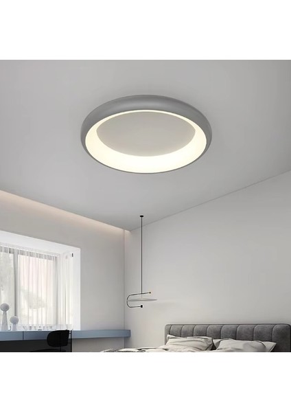 Gold Eskitme Ø60CM Kumandalı Dimli, 3 Işık, Çember, LED Tavan Lambası, Modern Aydınlatma, Avize