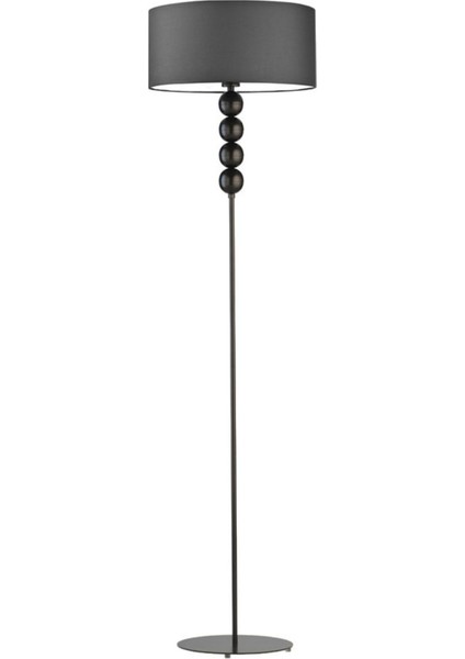 Modern siyah metal lambader, tek ayaklı, yüksekliği 151-200 cm, şık ve dayanıklı tasarım fiyatları