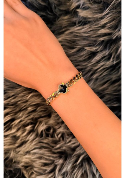 14 Ayar Altın Şans Yoncası Detaylı Gurmet Bileklik fiyatları