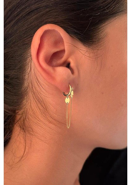 14 Ayar Altın Fatma Ana Eli Sallantılı Küpe fiyatları