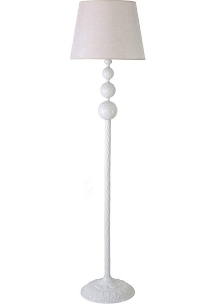 Modern metal üçlü küre lambader, pembe renk, yüksekliği 151-200 cm