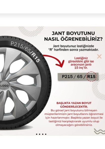 Kia Rio Uyumlu 16 Inç 4 Adet Jant Kapağı 7016