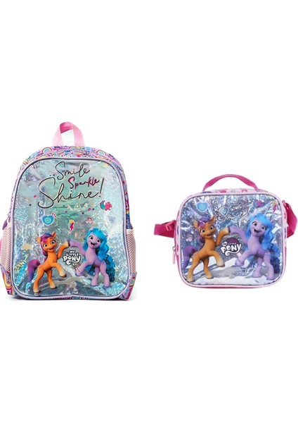 My Little Pony Smile Spankle Shine Anaokul Çantası ve Beslenme Çantası