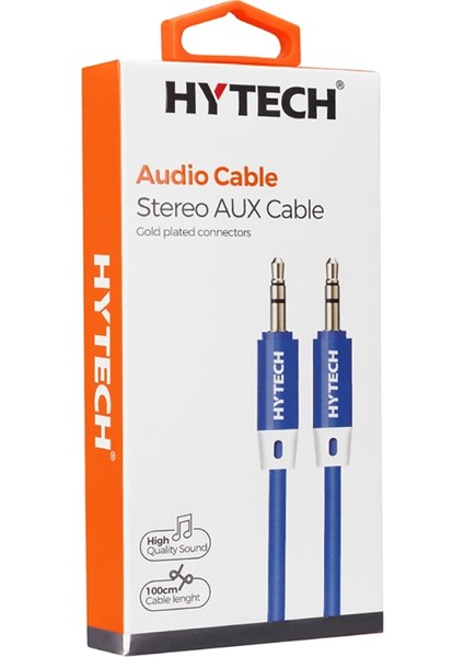 HYX70 1m 3.5mm Stereo Ses Kablosu,mavi Mavi fiyatları