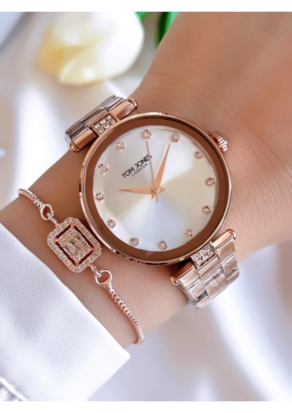 Çelik Kordon Kararma Renk Atma Yapmaz 3 Atm Suya Dayanıklı Kadın Kol Saati BTJ.1.2171.04