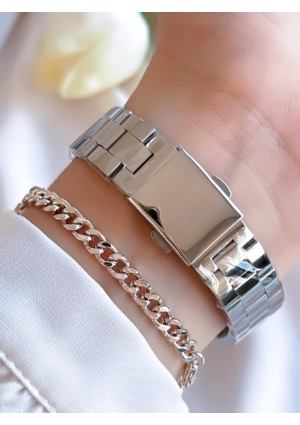 Çelik Kordon Kararma Renk Atma Yapmaz 3 Atm Suya Dayanıklı Kadın Kol Saati BTJ.1.2171.01 modelleri