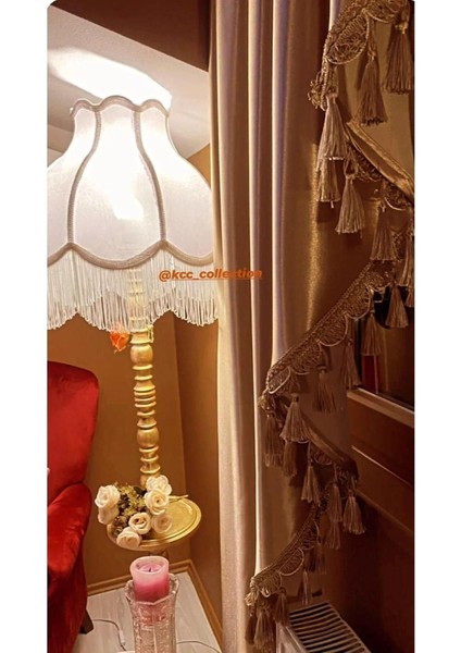 Beyaz Ahşap Sehpalı Lambader, Yükseklik 151-200 cm, Şık ve modern tasarım fiyatları