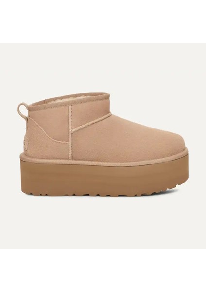Kadın Bot 1135092 Ugg W Classıc Ultra Mını Platform Sand
