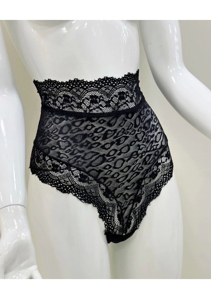 Siyah Dantelli Yüksek Bel Külot venüs-K1013 fırsatları