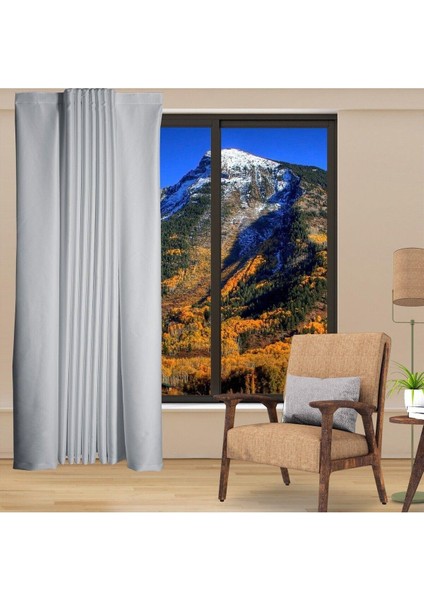 Beyaz Blackout Karartma Fon Perde Güneşlik Pilesiz Extraforlu Düz Dikim modelleri