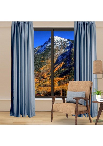 Indigo Blackout Karartma Fon Perde Güneşlik Pilesiz Extraforlu Düz Dikim fiyatları