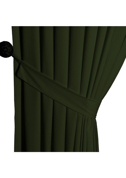 Çimen Yeşili Ada Fon Perde Normal Pile 1'e 2,5 Pile modelleri