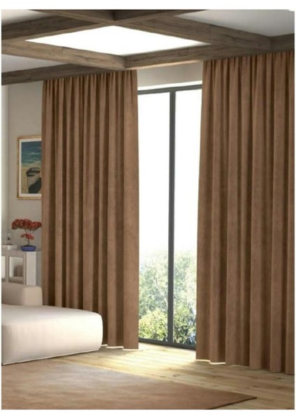 Kakao Ada Fon Perde Normal Pile 1'e 2,5 Pile indirimleri