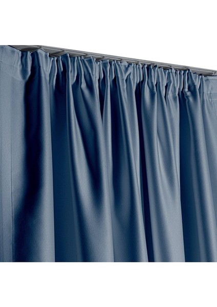 Indigo Blackout Karartma Fon Perde Güneşlik Pilesiz Extraforlu Düz Dikim fırsatları