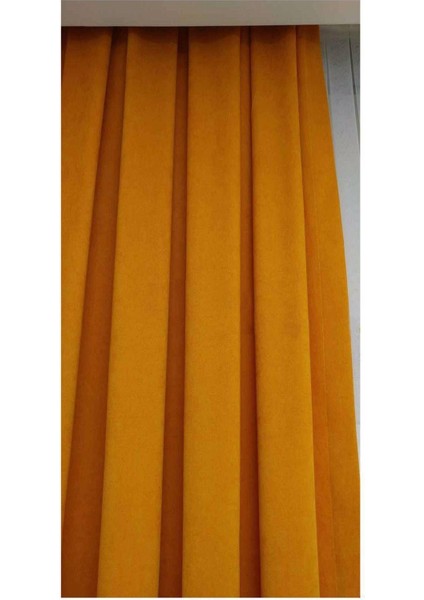 Oranj Ada Fon Perde Normal Pile 1'e 2,5 Pile modelleri