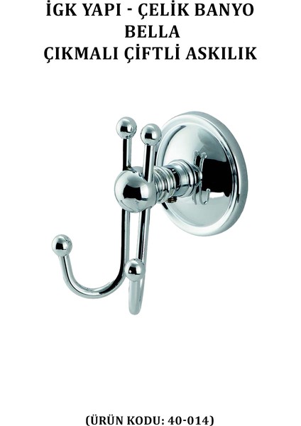 Bella Çıkmalı Çiftli Askılık (40-014) fiyatları