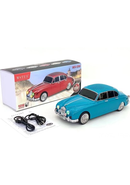 WS-596BT Jaguar Mark Iı 1967 Model 10W Bluetooth Hoparlör
