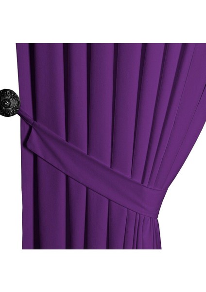 Mor Ada Fon Perde Sık Pile 1'e 3 Pile modelleri