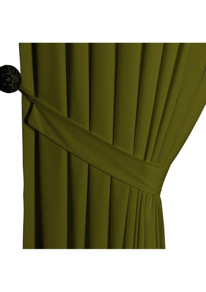 Yağ Yeşili Ada Fon Perde Sık Pile 1'e 3 Pile modelleri