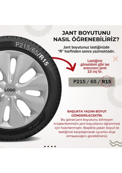 Fiat / Tofaş Şahin Uyumlu 14 Inç 4 Adet Jant Kapağı 3014