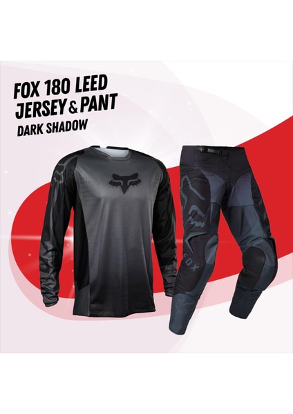 Fox Leed Siyah Jersey Pantolon Takım