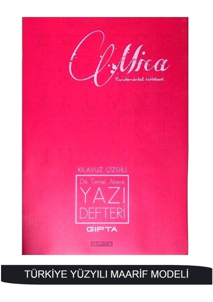 Mica A5 40 Yaprak Plastik Kapak Dikişli Dik Temel Güzel Yazı Defteri(Maarif Modeli)