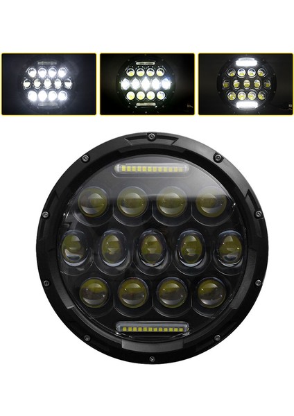 Araba Motosiklet LED Far 200W 6000K IP67 1 Adet 7 inç (Yurt Dışından)