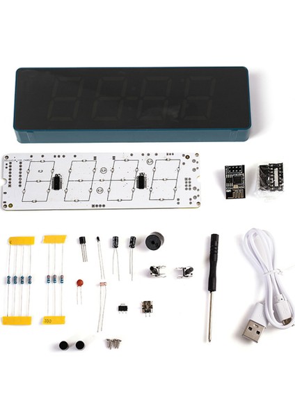 ESP8266 Iot Renkli Wifi Saat Kiti Akıllı Elaktronik (Yurt Dışından)