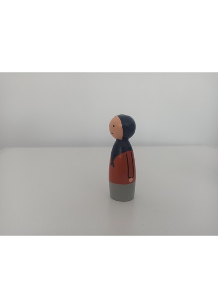 Ahşap Boyalı Peg Bebekler- Eğlenceli Renkli Pegdoll