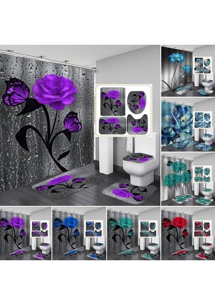 Renk ve Desen Garantisiz 180CM* 180CM Ebatında Banyo Küvet Duş Persesi