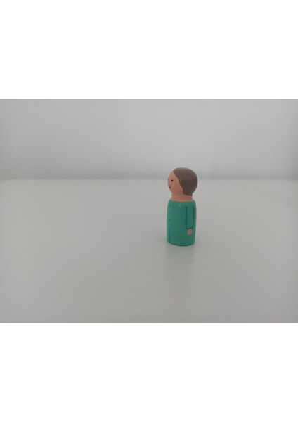 Ahşap Boyalı Peg Bebekler- Eğlenceli Renkli Pegdoll