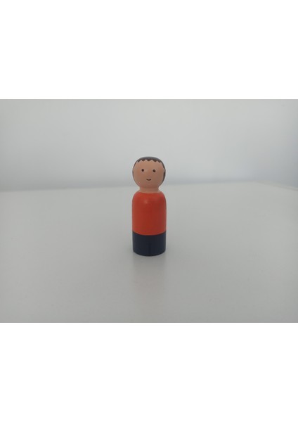 Ahşap Boyalı Peg Bebekler- Eğlenceli Renkli Pegdoll