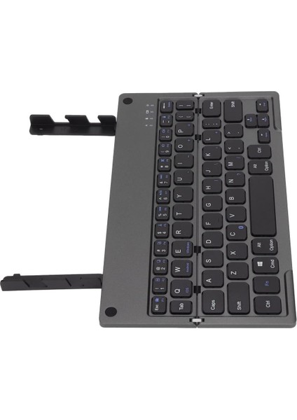 Hegitech Doogee T10E 10.1" Uyumlu Kablosuz Bluetooth Şarjlı Kendinden Standlı Katlanır Klavye