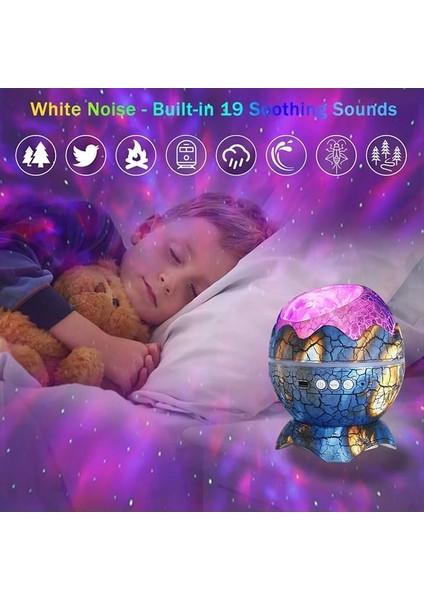 Dekoratif Çatlak Dinozor Yumurtası Ses Hoparlörü ve Gece Lambası fiyatları