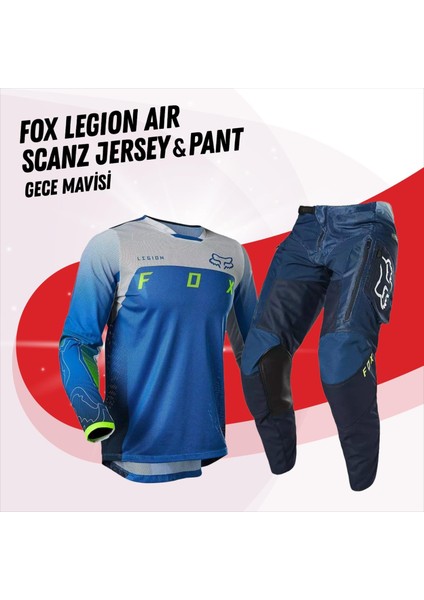 Fox Legıon Aır Mavi Jersey Pantolon Takım