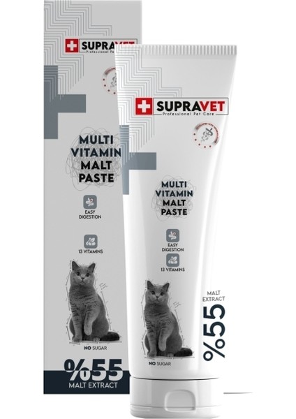 Kediler Için Taurinli Multi Vitamin Kedi Macunu 100 gr ( Extra Malt )