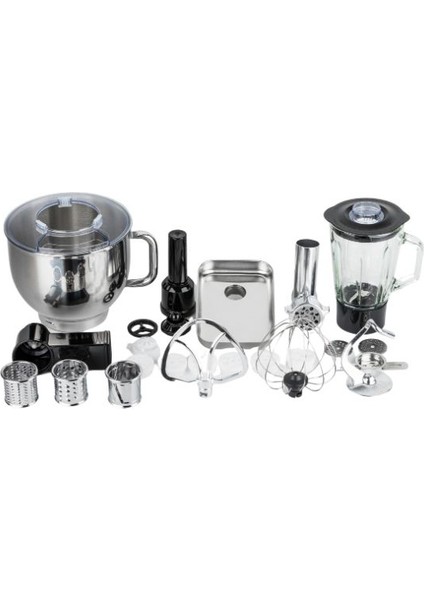 Sm 1511BML LED Ekranlı Kıyma Çekme Aparatlı Blender Stand Mikser Mutfak Şefi