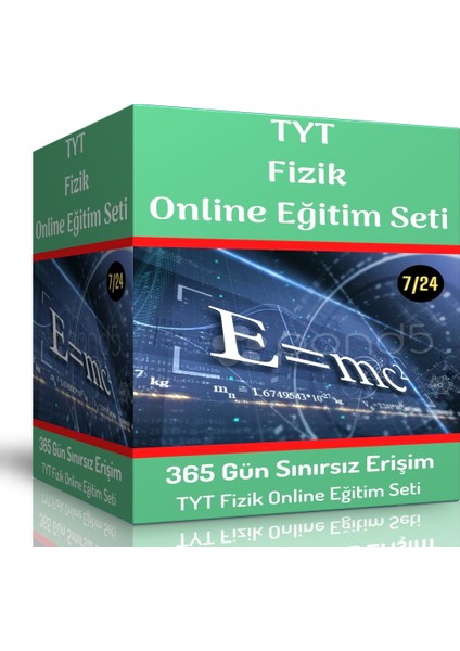 Enine Boyuna Eğitim TYT Fizik Online Görüntülü Eğitim Seti