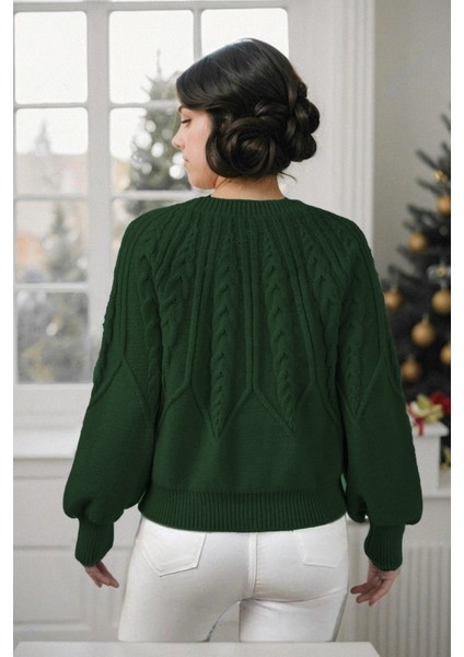 Saç Örgülü Bisiklet Yaka Italyan Kol Triko Kazak fiyatları