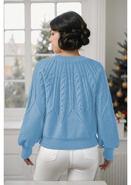 Saç Örgülü Bisiklet Yaka Italyan Kol Triko Kazak fiyatları