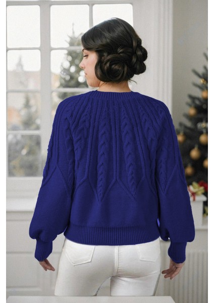 Saç Örgülü Bisiklet Yaka Italyan Kol Triko Kazak fiyatları