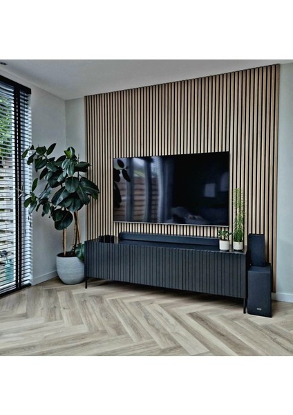 100X240 cm Meşe Renk Akustik Ahşap Duvar Paneli fiyatları