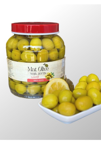 Matolive Yeşil Domat Kokteyl Zeytin 1 kg