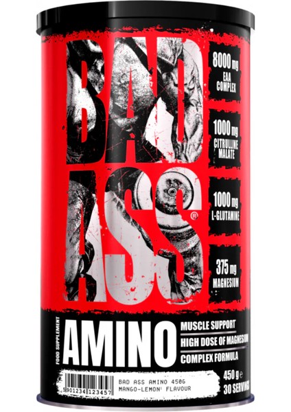 Badass Amino (Glutamine + Beta Alanine ) 450 G